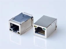 RJ45 Connector with Transformer,SMD,100Mbps