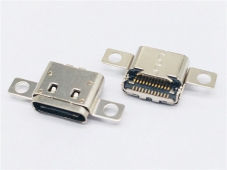 USB Type-CF 3.1 沉板式 焊脚双贴 24pin CH=0.50mm