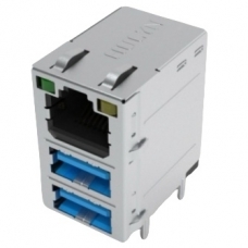 RUP-ZZ-0155 replacement, RJ45+USB3.0 socket with transformer