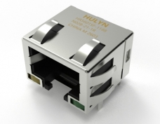 Modular Jack - Right Angle, RJ45 Connectors 8P8C, Shield, With LEDs.RJE73188