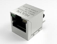 Shielded RJ45 Modular Jack , with Transformer, with LED