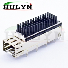 光纤连接器,SFP接口 1X1  带散热片