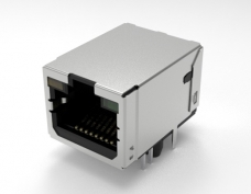 10G网口，RJ45连接器，反口21.6，RJ45带变压器插座，10G带灯